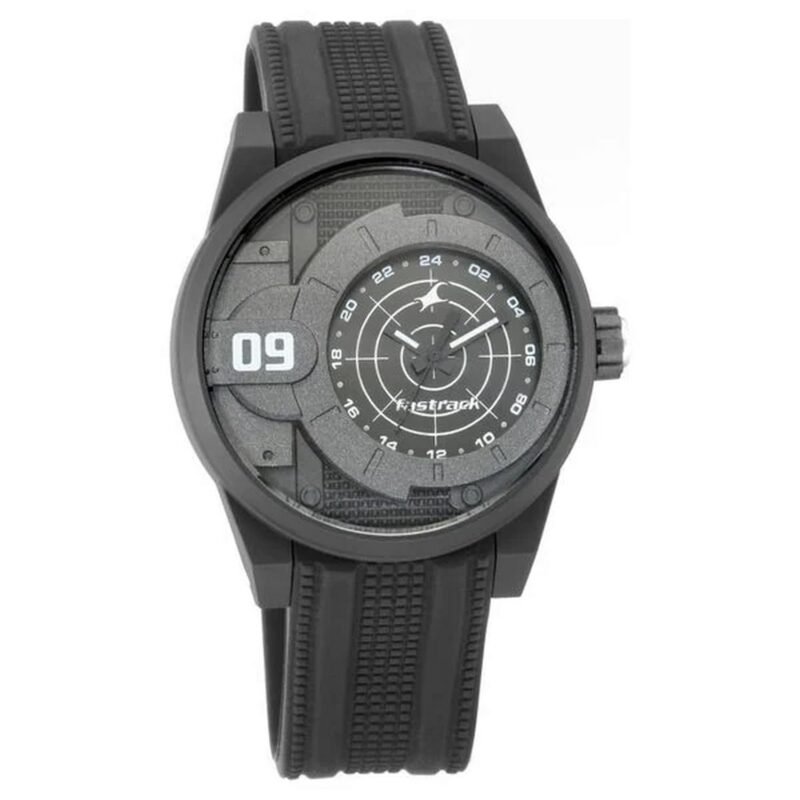 Fastrack Trendies Analog Black Dial Men's Watch-38058PP03/NP38058PP03