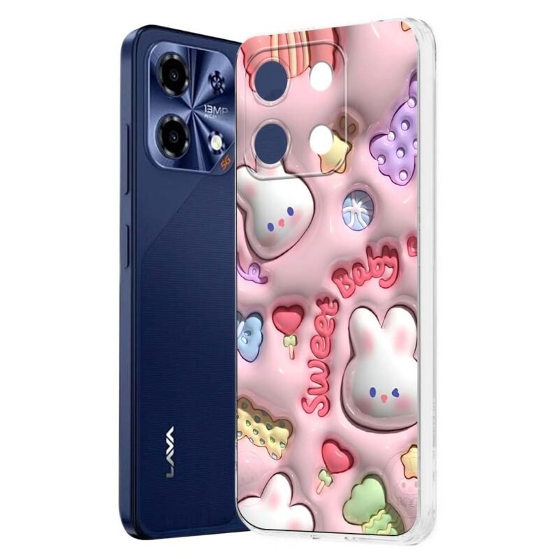 Daily Use Printed Mobile Case for Lava Bold N2 5G -D2149 Multicolor
