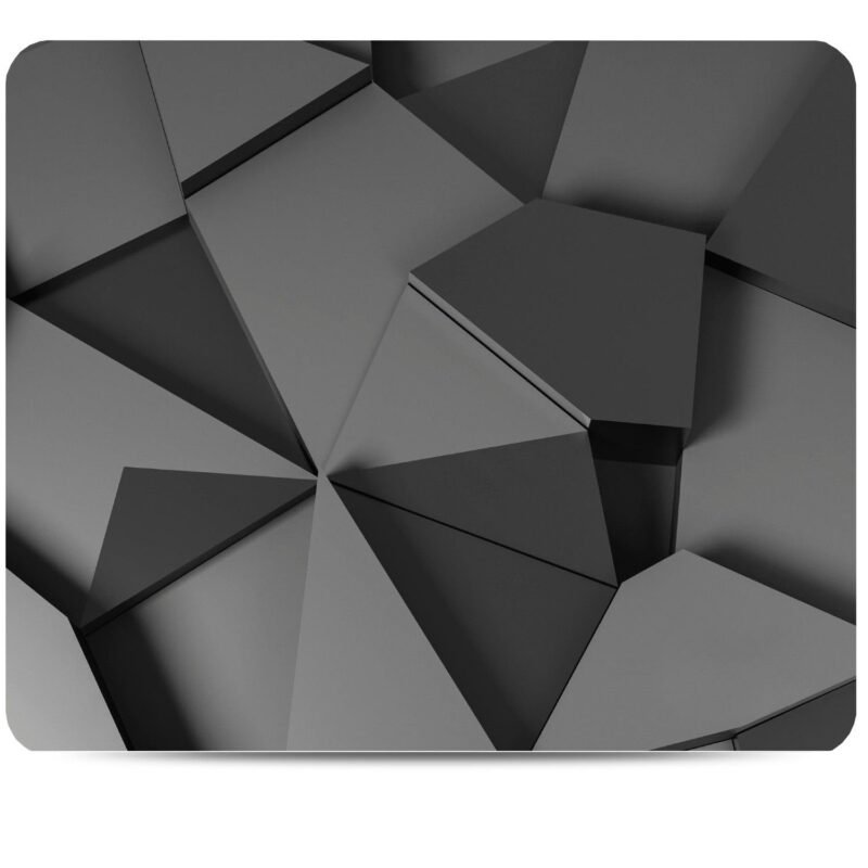 Tuzker Gaming Mouse pad/Computer Mouse Mat for Speed and Precision Operation, Non-Slip Rubber Base, Smooth Cloth Surface for Laser & Optical Mouse, Laptop, MacBook, Notebook, Office-230x190mm (MP-11)
