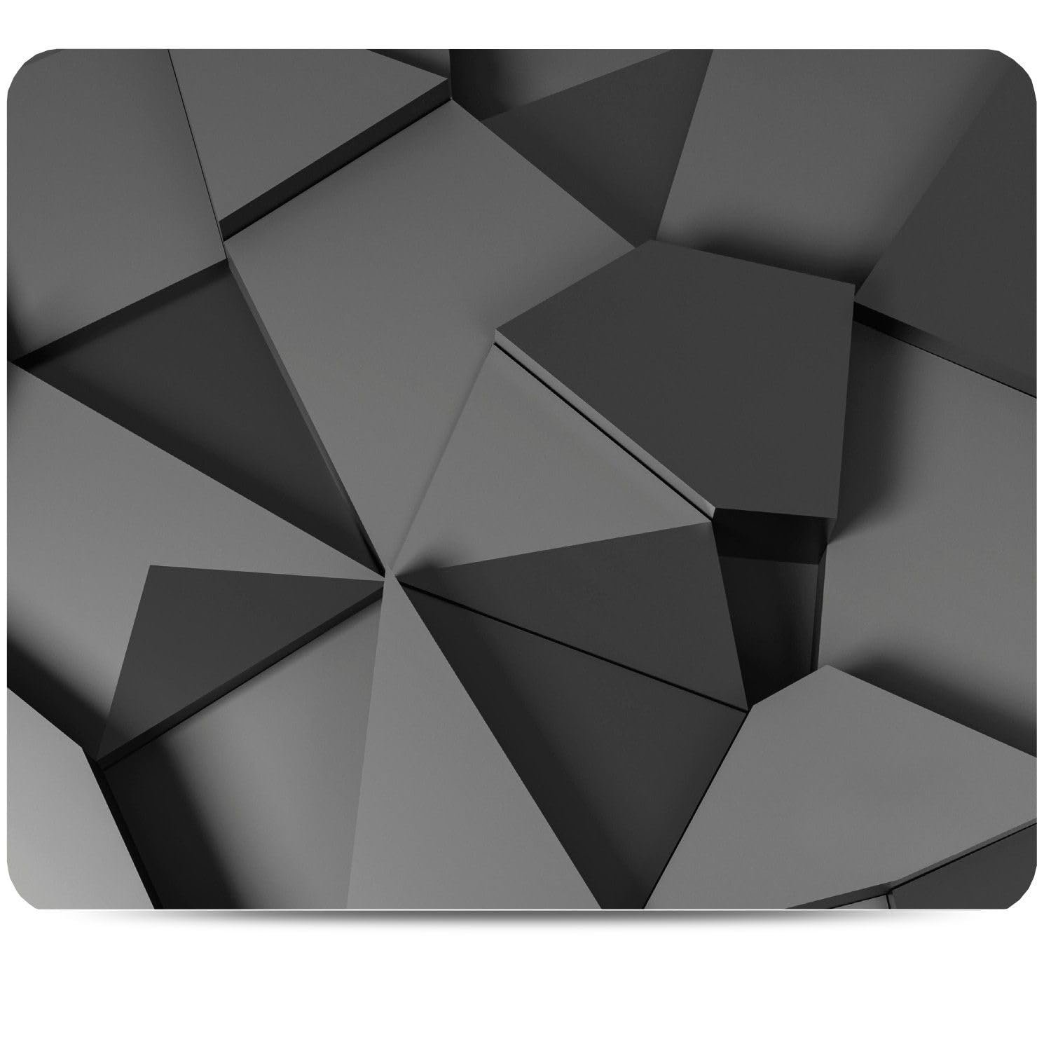 Tuzker Gaming Mouse pad/Computer Mouse Mat for Speed and Precision Operation, Non-Slip Rubber Base, Smooth Cloth Surface for Laser & Optical Mouse, Laptop, MacBook, Notebook, Office-230x190mm (MP-11)