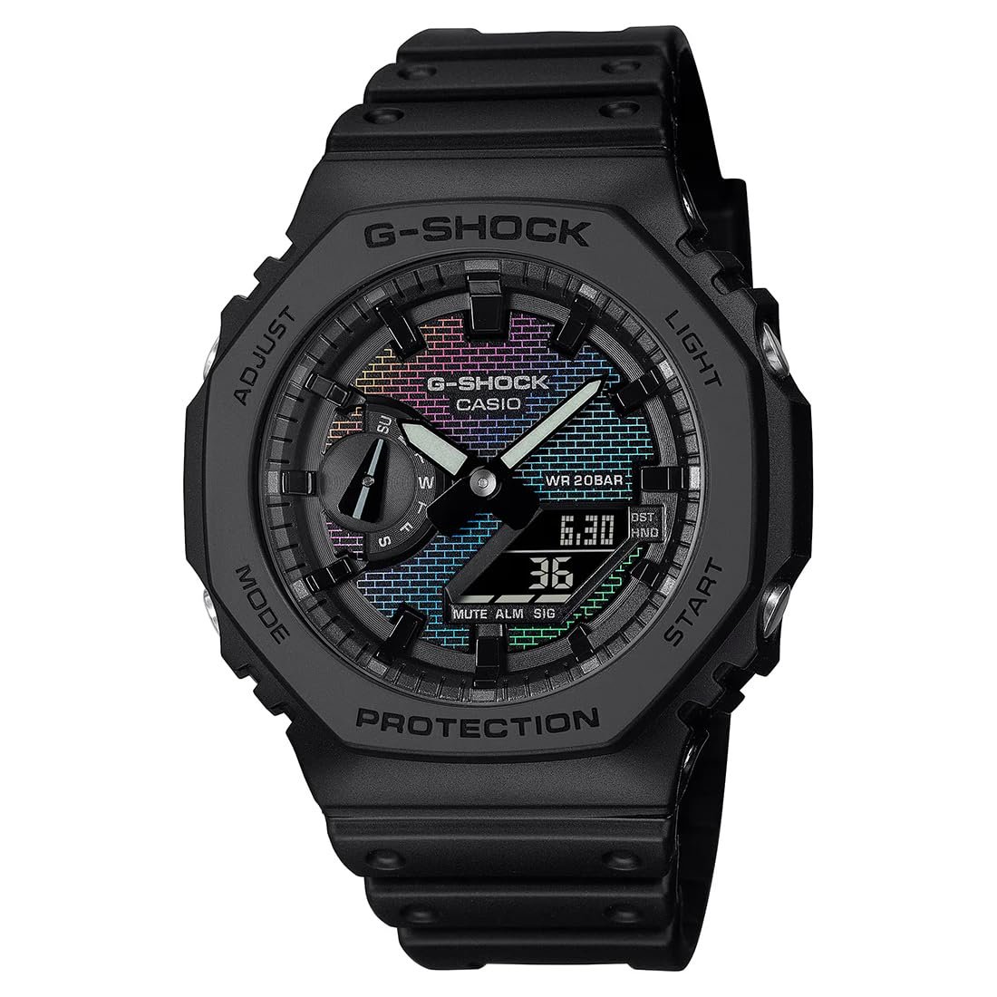 Casio G-Shock GA-2100RW-1ADR Analog-Digital Multicolour Dial Men (G1596)