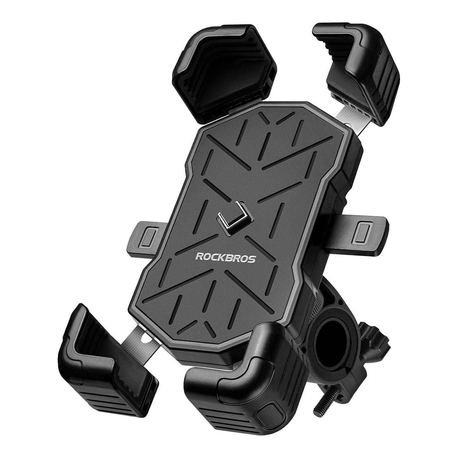 ROCKBROS Bike Phone Holder, Quick Release Handlebar Mount 360° Rotation