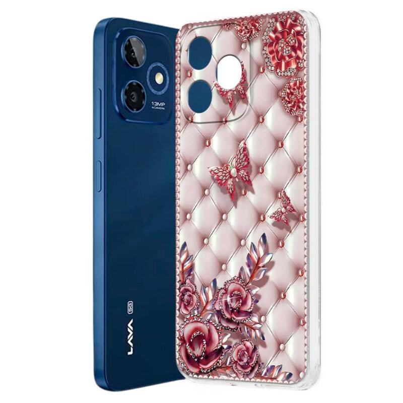 Printed Back Cover Case Compatible for Lava Shark 5G Back Cover for Lava Shark 5G| Shockproof TPU Soft Flexible with Camera Protection -D1088