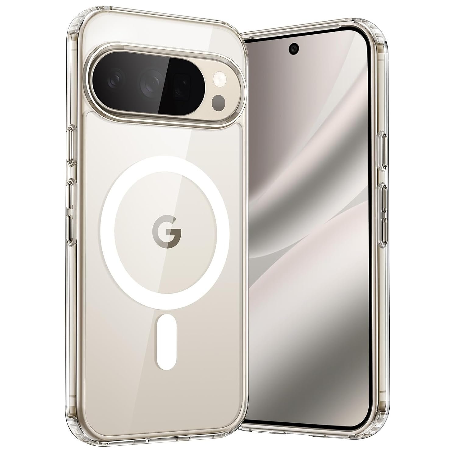 JETech Magnetic Case for Google Pixel 10 Pro XL, Clear