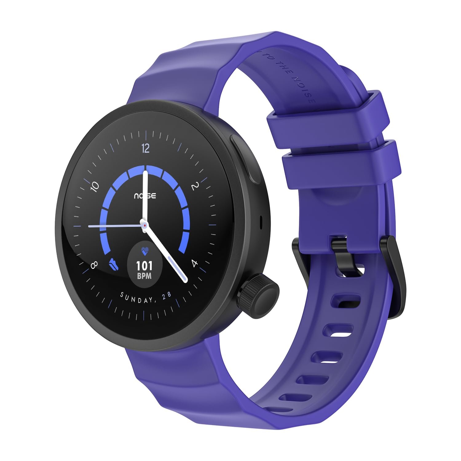 Noise Alt Watch 1 Smart Watch 1.32” AMOLED Display, Built-in GPS, AI Suite, Functional Rotating Crown, 1000NITS Brightness, Upto 7 Days Battery - Chosen Blue