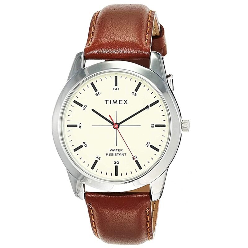 TIMEX Classics Analog Watch for Men with Round Dial & Water Resistant Man's Wrist Watches