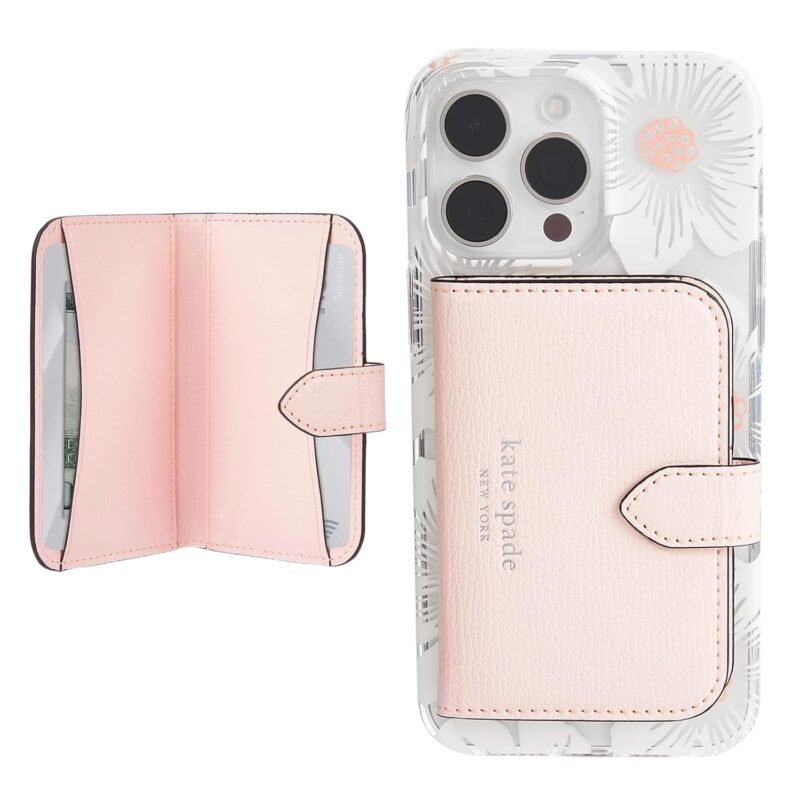 kate spade new york Morgan Magnetic Wallet/Card Holder - Chalk Pink