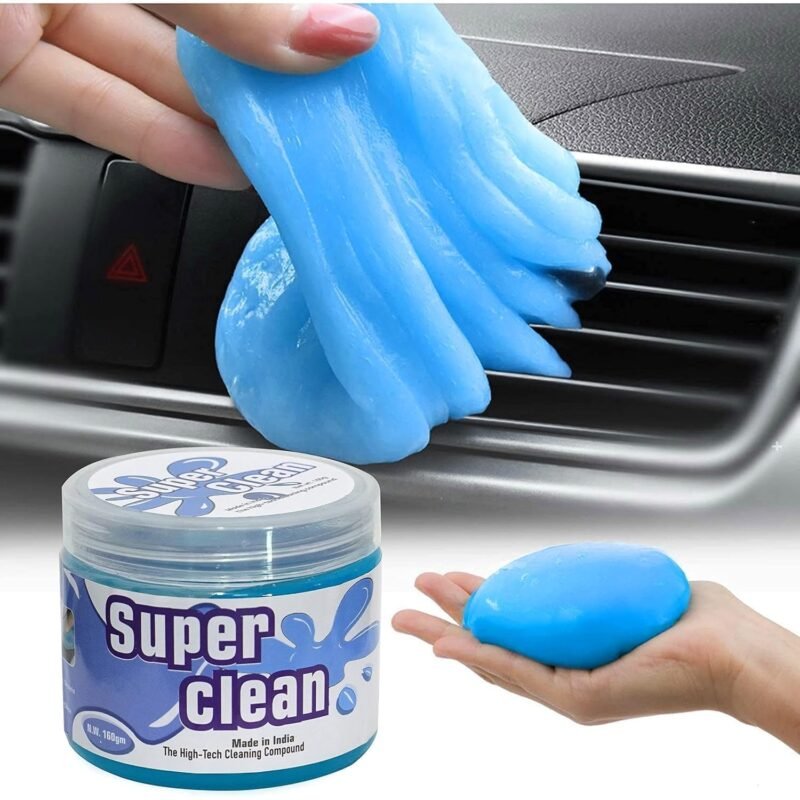 Multipurpose Cleaning Gel Super Clean Gel Cleaner Kit Universal Car Interior, Keyboard, PC, Laptop, Cleaning Kit Car Cleaning Gel (Pack of 1)
