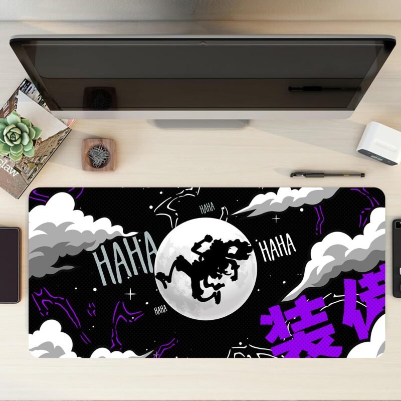 Extended Anime Large Mouse Pad (11 x 23 Inch) | Gaming Mousepad for Laptop, Desktop & Keyboard | Smooth Surface | Anti-Slip Rubber Base (Gear 5 (P07))