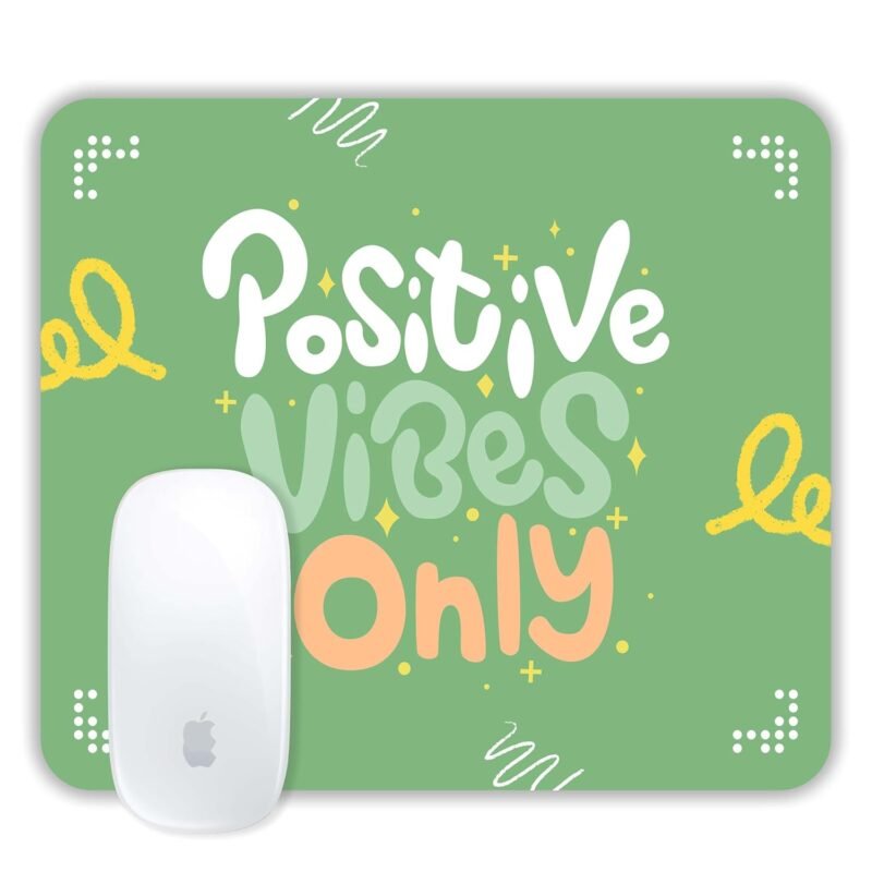 TURTLEWINGS | Mousepad | Inspirational Quote Mousepad – 22x18 cm, 3mm Thick | Abstract Design Non-Slip Rubber Base | Office, Study & Gaming Use | Premium Smooth Surface 2 (Design 09)