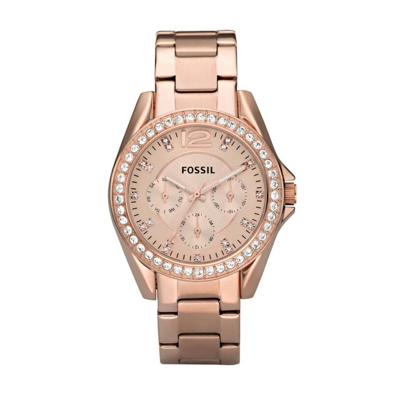 Fossil Analog Gold Dial Women's Watch - ES2811