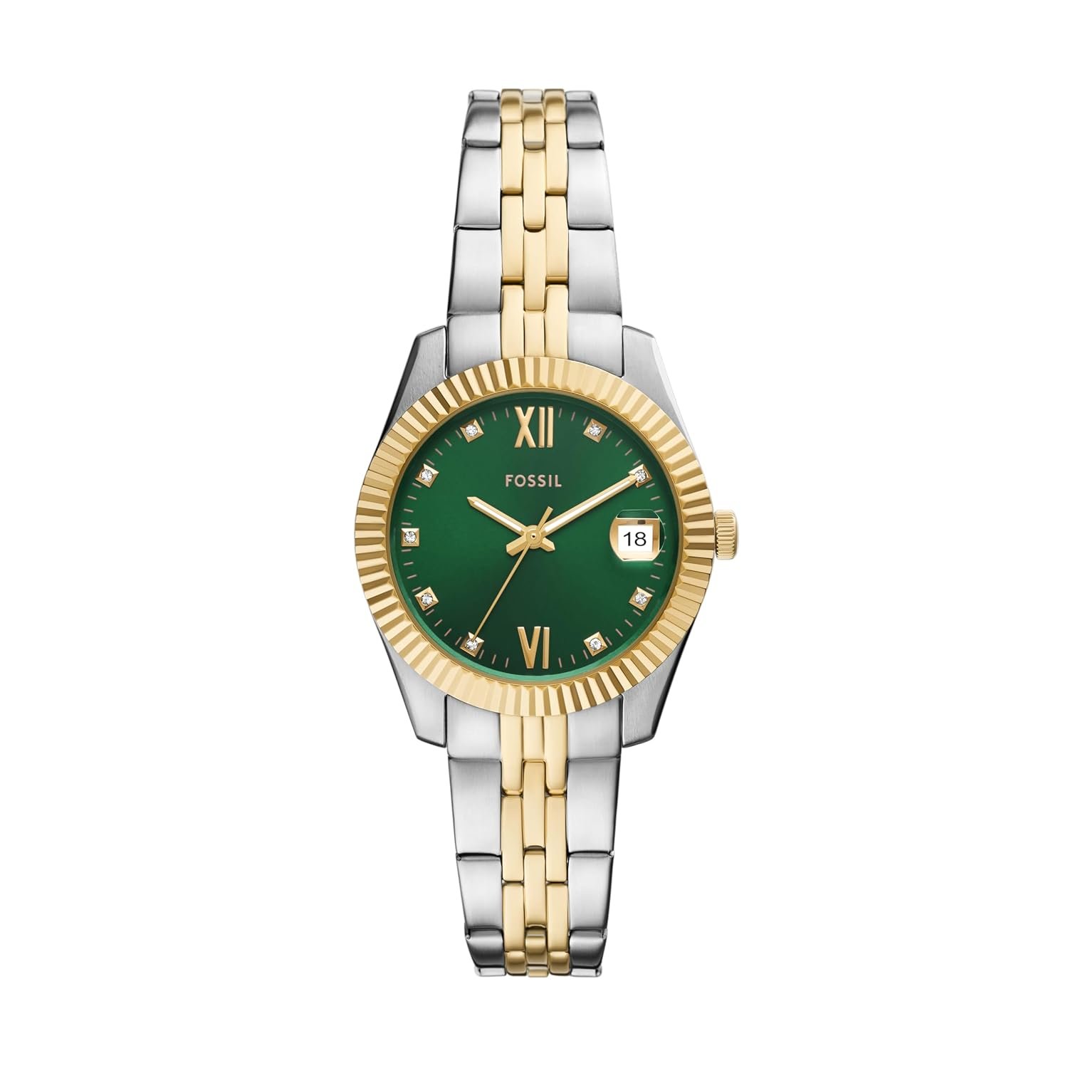 Fossil Women's Scarlette Multicolor Analog Quartz Stainless Steel Watch ES5388
