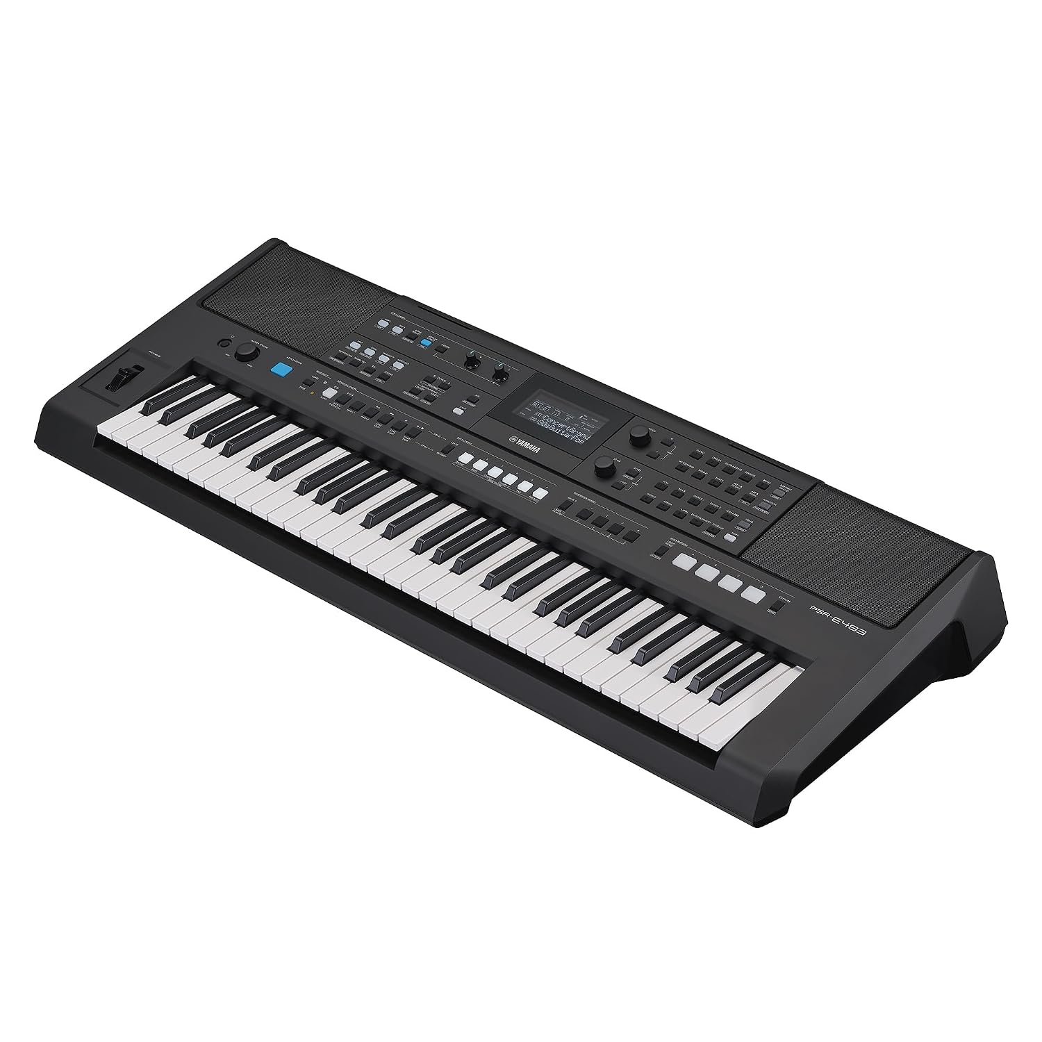 Yamaha PSR-E483 61-Key Portable Keyboard, Lightweight Design, Built-in Voices & Styles, USB Connectivity, Touch Response Keys, Ideal for Beginners, Students, Learning & Home Practice