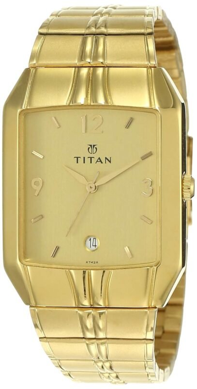 Titan Karishma Analog Golden Dial Men's Watch -NM9264YM02 / NL9264YM02/NP9264YM02