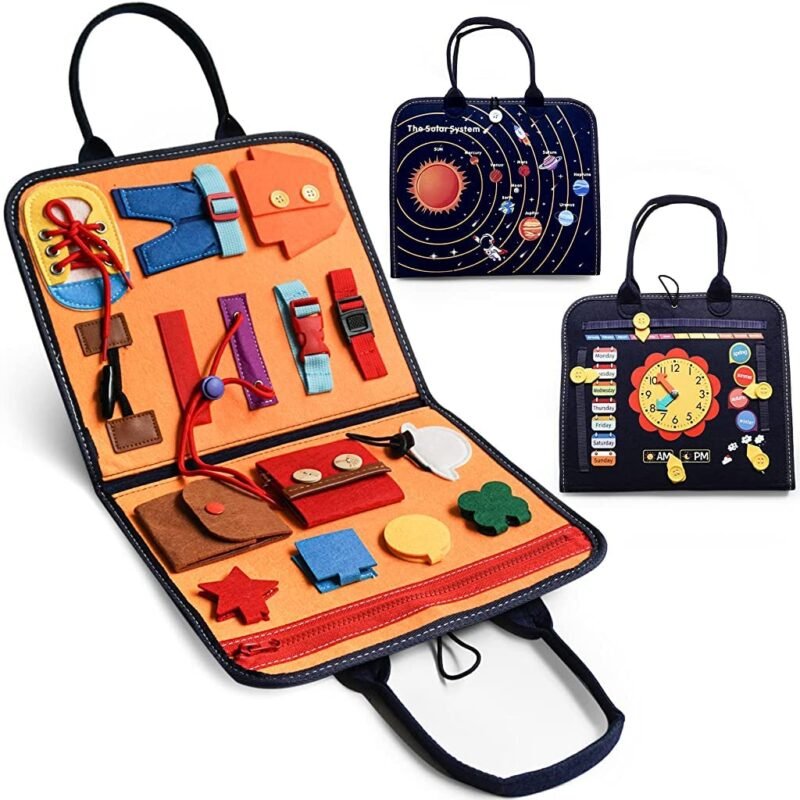 SNOWIE Soft® Toddler Busy Board, Montessori