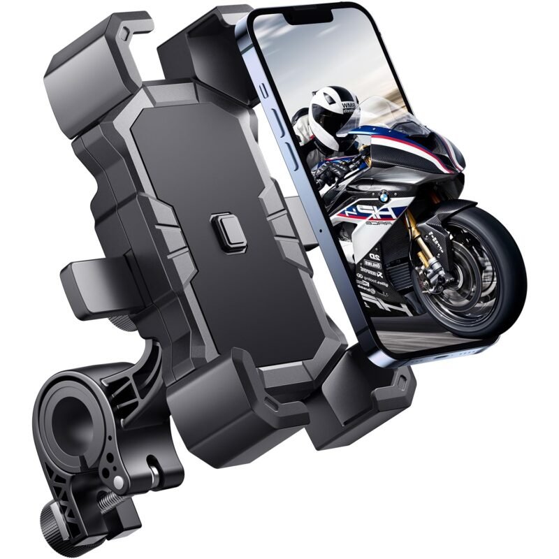 Delobon Bike Phone Holder Handlebar, Motorcycle Phone Mount