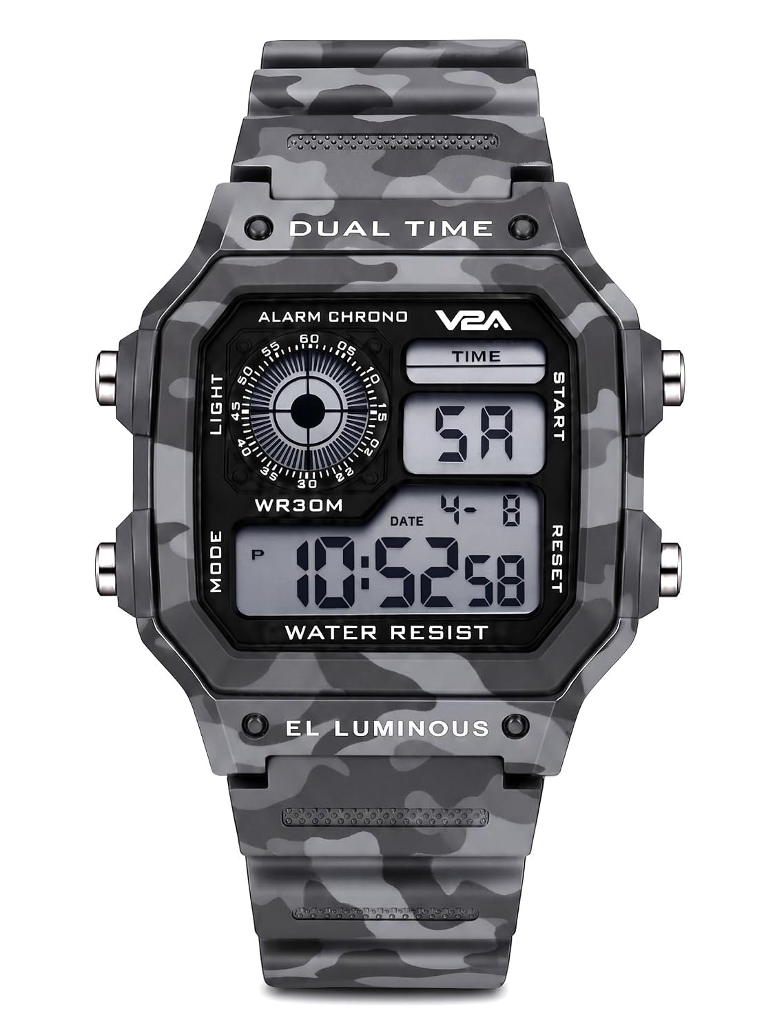 V2A Chronograph Ultra-Thin Unisex Multi Function Digital Sports Watch for Boy ANG Girls | Watch for Women | Wrist Watch for Men | Kid's Watch | Watches