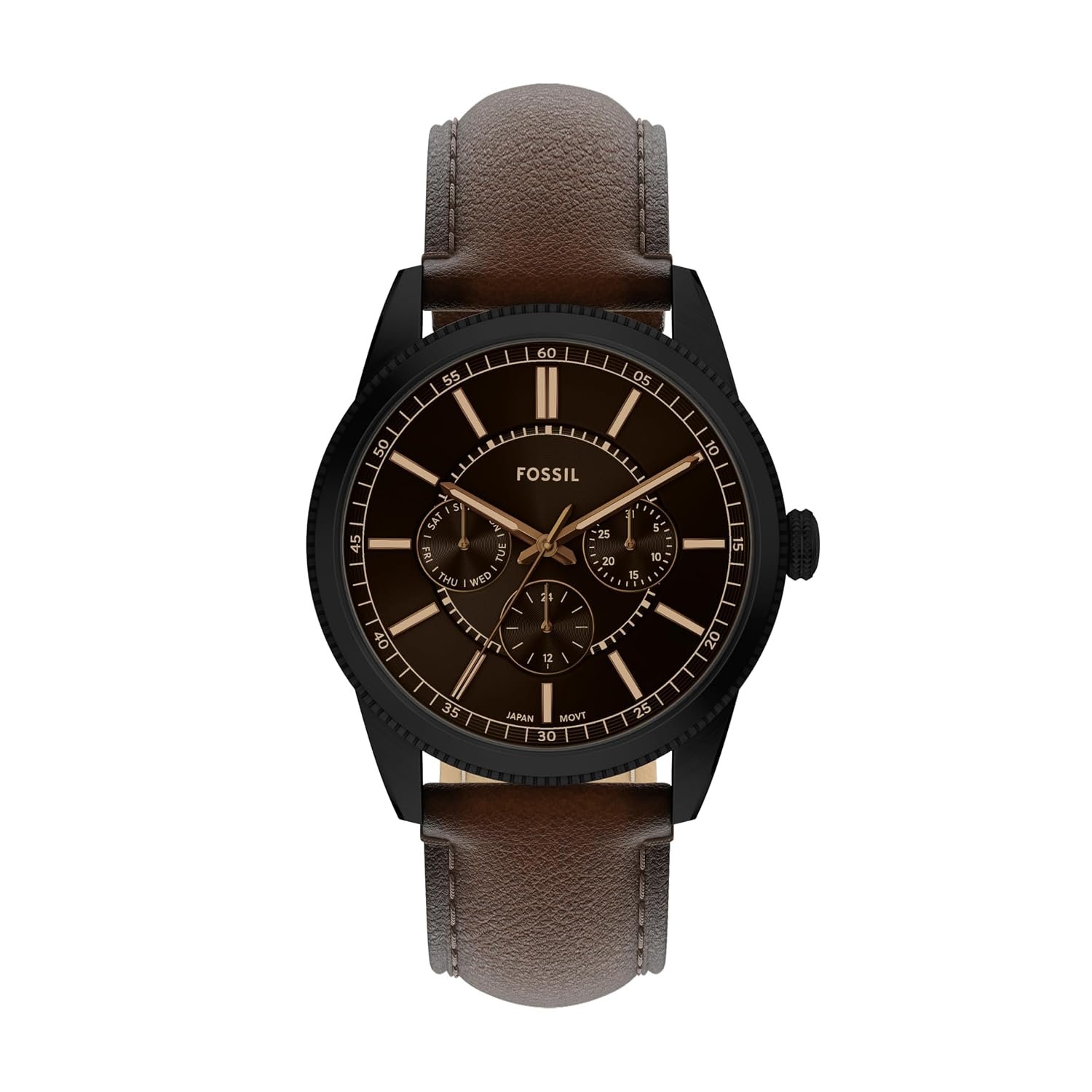 Fossil Pearson Brown Quartz Leather Watch FS6138
