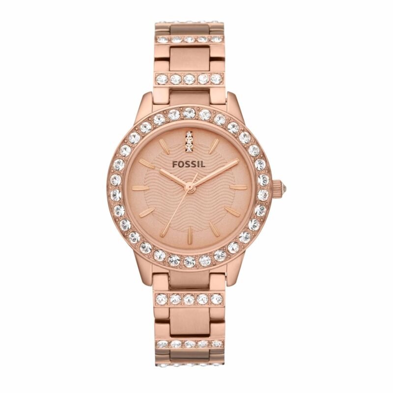 Fossil Women Jesse Analog Rose Gold Dial Watch - ES3020