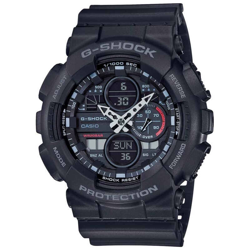G-Shock Casio GA-140-1A1DR Analog-Digital Black Dial Men Watch (G975)