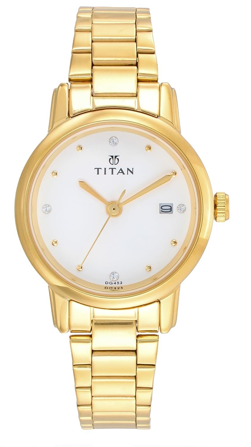 Titan Karishma Analog White Dial Women's Watch-NM2572YM01 / NL2572YM01/NP2572YM01