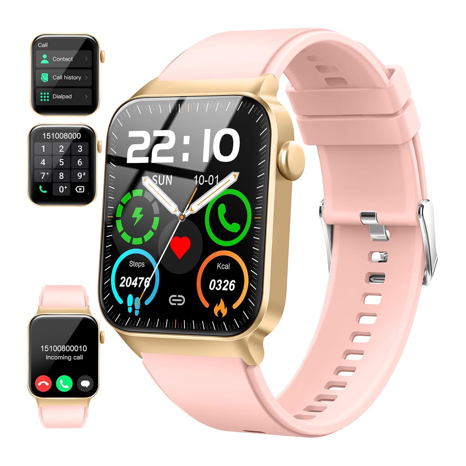 Smart Watch for Men, 120 Sports Modes Smartwatch with 1.85" HD, Heart Rate/Sleep Monitor