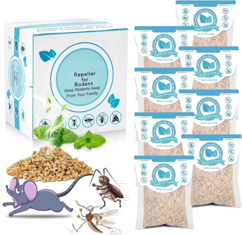 Rat Repellent Car Home Pack of 1 (10 Tablet) Repel Mice and Rats Protect Wires in Car, No Kill Only Repels Home Indoor Outdoor, Garden Patio Garage Rat Controller Pills to Keep Rodents Out of Car (1) (20 PC)