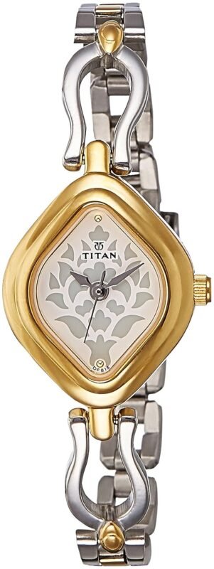 Titan Analog White Dial Women's Watch -NM2536BM02 / NL2536BM02/NP2536BM02