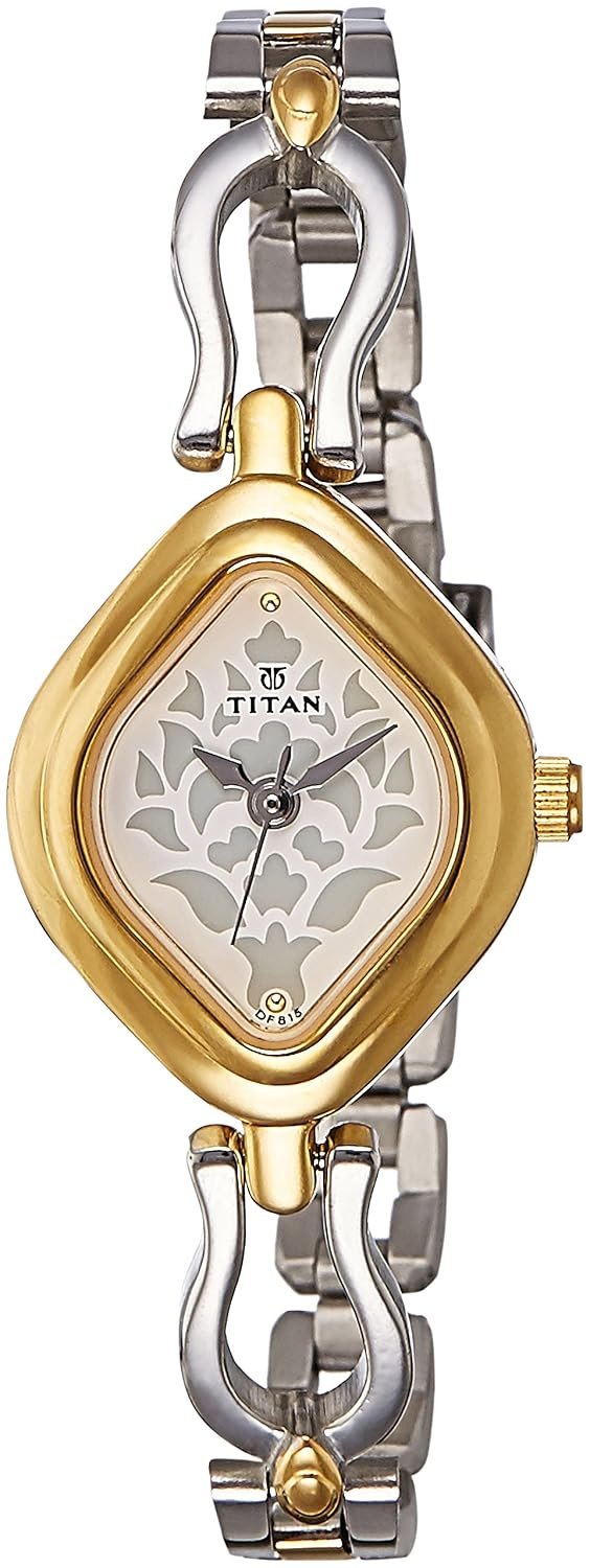 Titan Analog White Dial Women's Watch -NM2536BM02 / NL2536BM02/NP2536BM02