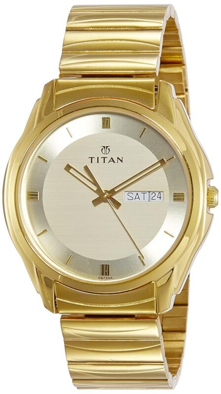 Titan Karishma Analog Gold Dial Men's Watch -NM1578YM05 / NL1578YM05/NP1578YM05