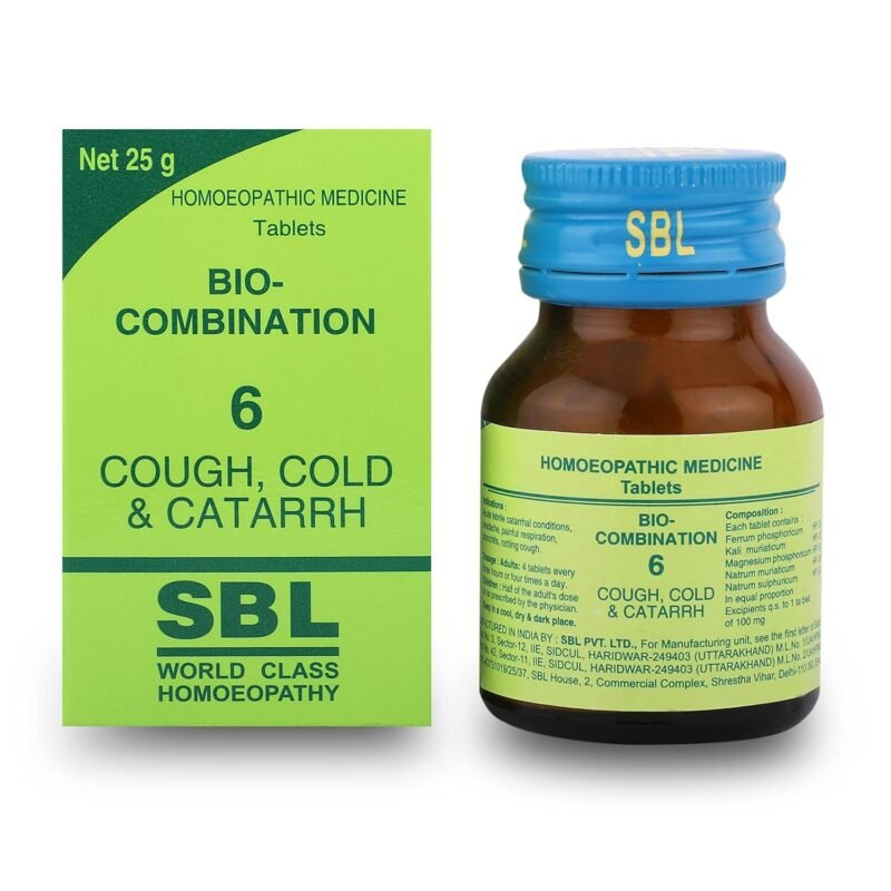 SBL PVT LTD Bio-Combination No. 06-25 Gm |Pack of 1|Tablet