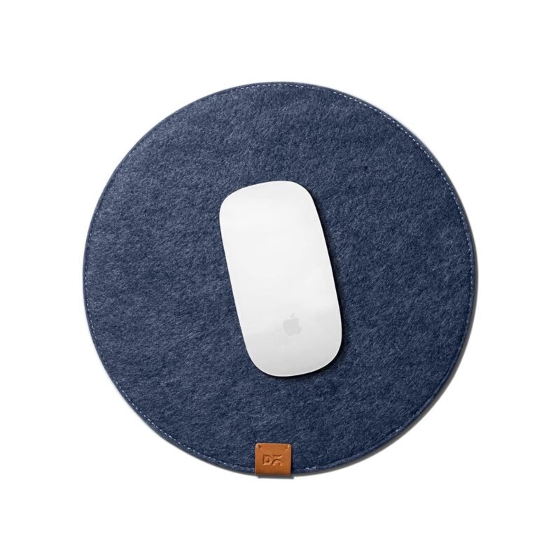 DailyObjects Orb Mouse Pad | Extended for Laptop, for PC, and Wireless Mouse | Large Vegan Leather Finish for Home, Office, Gaming (Blue)