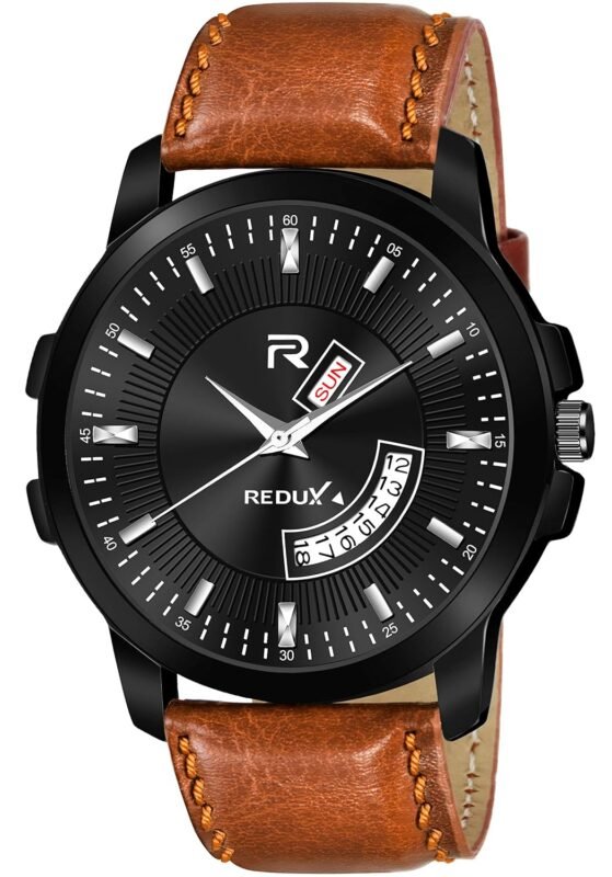 REDUX RWS0360S Analogue Black Dial Watch for Men's & Boy's