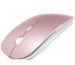 KLO Rechargeable Bluetooth Mouse for MacBook pro/MacBook air/iPad/Laptop/iMac/pc/Notebook, Wireless Mouse for MacBook pro MacBook Air/iMac/Laptop/Notebook/pc(Bluetooth Mouse/Rose Gold)