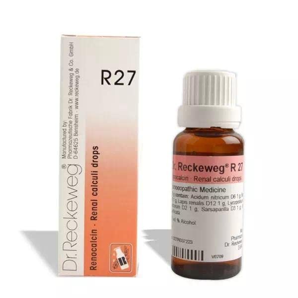 Dr. Reckeweg Dr Reckeweg R 27 Renal Calculi 22 ml