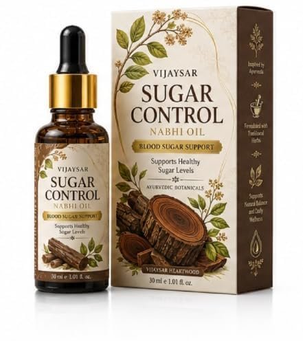 Sugar Control Nabhi Oil 30ml | Ayurvedic Herbal Navel | Traditional Botanical Navel Care Daily Wellness | Lightweight Fast-Absorbing Massage Oil for Men & Women (PACK OF 1)