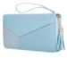 Designer Women's Purse Wallet Female Clutch Bag Women/Ladies/Girls Wallets Long Purses Card Holder Phone Leather Pocket Credit Card Holder Raksha Bandhan Gift (Blue)