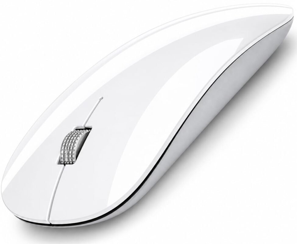 Offbeat - Atom Dual Bluetooth 5.1+5.1 & 2.4Ghz Wireless, Type-C Rechargeable Silent Click Mouse, Triple Device connectivity Windows, Mac, iOS, Android
