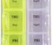 KANABEE Medicine Box Organizer 7 Days Tablet Medicine Organizer Case (Morning & Night) Weekly Pill Organizer Box with Snap Lids