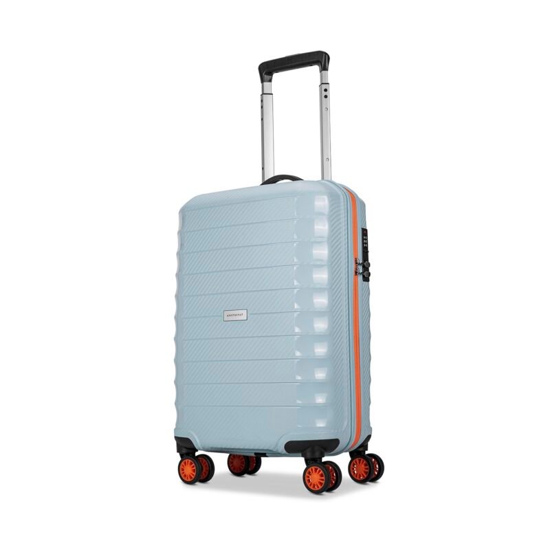 Aristocrat Altitude 8-Wheel Cabin Size Hard Case Trolley Bag, Surf Spray