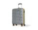 Aristocrat Comet Cabin Polycarbonate Hard Case 8-Wheel Trolley Bag, Grey