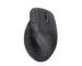JOMAA Wireless 2.4G & Dual Bluetooth Three-Channel Ergonomic Vertical Mouse Adjustable DPI, Multi-Function Turntable for PC, Laptop, MacBook, Rechargeable (Black)