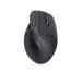 JOMAA Wireless 2.4G & Dual Bluetooth Three-Channel Ergonomic Vertical Mouse Adjustable DPI, Multi-Function Turntable for PC, Laptop, MacBook, Rechargeable (Black)