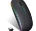 Wireless Mouse for Computer Laptop,Bluetooth Mouse for Apple MacBook,Dual Mode BT 5.0+ 2.4GHz USB Mice