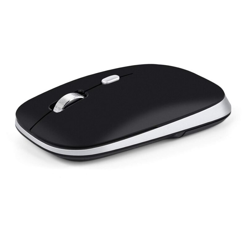 PINKCAT Bluetooth Mouse, Slim Silent Bluetooth 5.0 & 4.0 Wireless Mouse, 3 Adjustable DPI Portable Optical Computer Mice for Laptop, PC, Notebook, Computer, MacBook - (Black)