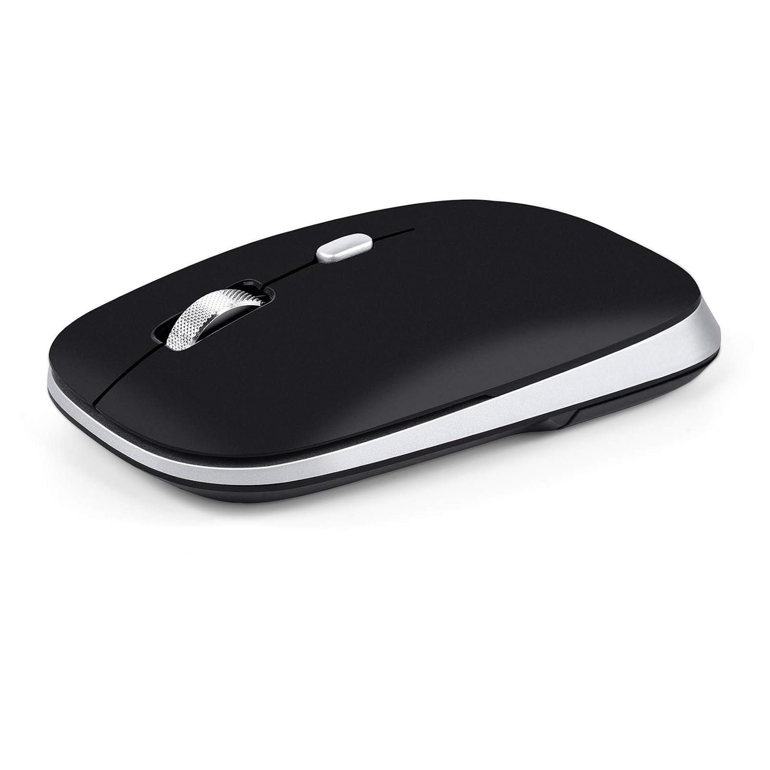 PINKCAT Bluetooth Mouse, Slim Silent Bluetooth 5.0 & 4.0 Wireless Mouse, 3 Adjustable DPI Portable Optical Computer Mice for Laptop, PC, Notebook, Computer, MacBook - (Black)