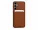 Card Holder Wallet Brown Case for Samsung Galaxy S24 | Shockproof Back Cover | Camera Protection | Slim Fit | Anti-Scratch Protective Phone Case