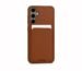 Card Holder Wallet Brown Case for Samsung Galaxy S24 | Shockproof Back Cover | Camera Protection | Slim Fit | Anti-Scratch Protective Phone Case