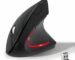 Wireless Ergonomic Mouse, 2.4G Wireless Vertical Ergo Mouse, 800/1200/1600 Adjustable DPI,6 Buttons Ergonomic Mouse for Laptop/MacBook/PC/Desktop-Black