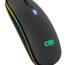 COO Bluetooth Wireless Mouse, Slim Dual Mode(Bluetooth 5.0 and 2.4G Wireless) Rechargeable Wireless Mouse with 3 Adjustable DPI for MacBook, Laptop, MacOS 10.10, Android 5.0, Windows 8 or Above